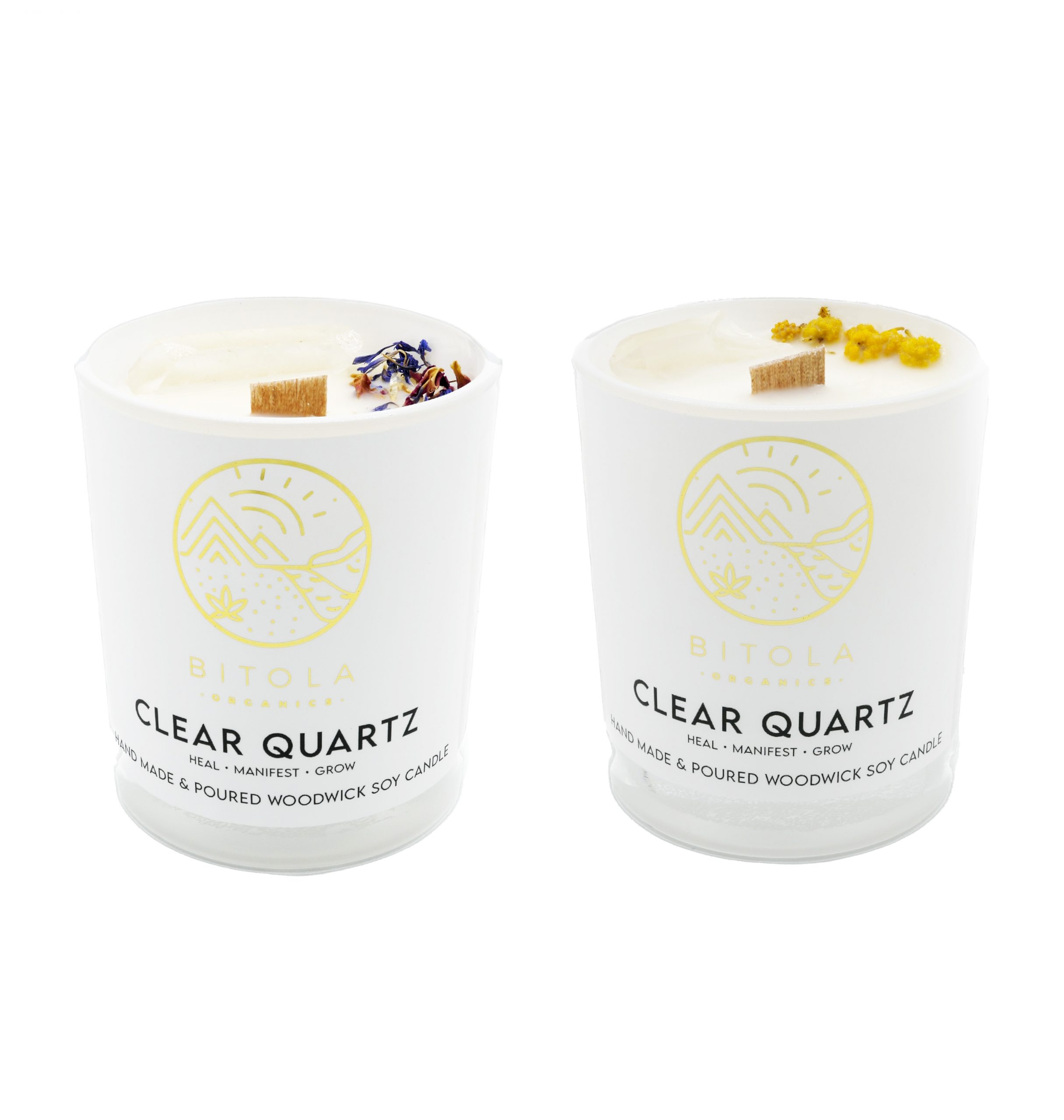Clear Quartz Candle